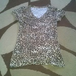 Cheetah print T-shirt